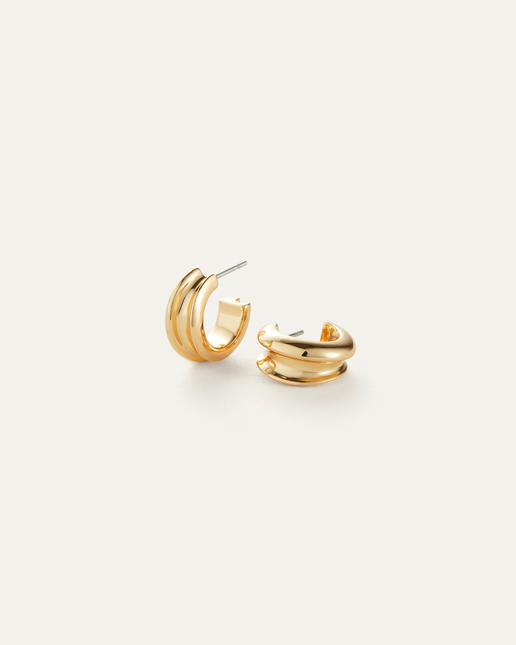 Mini Lennon Hoops Gold