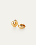 Mini Tome Hoop Earrings - Gold