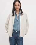 Jada Cashmere Full Zip Ivory