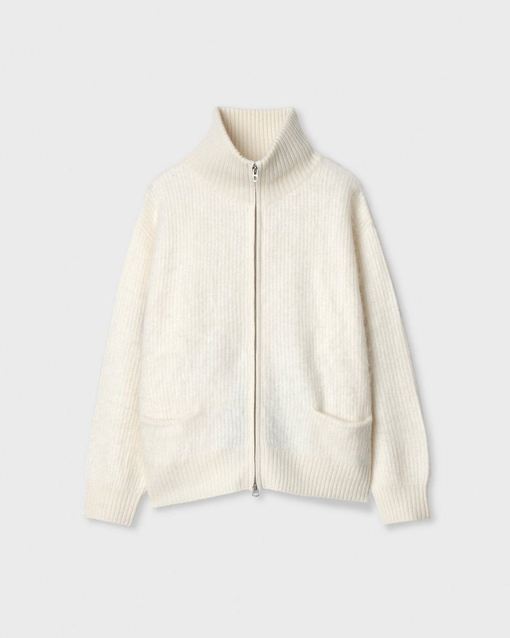Jada Cashmere Full Zip Ivory
