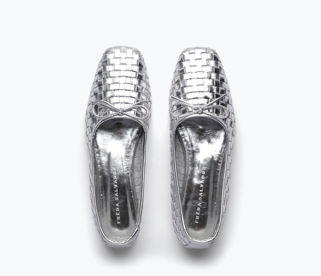 Jada - Silver Closed Woven Calf