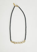 Small Ellipse Chain Link Collar Brass