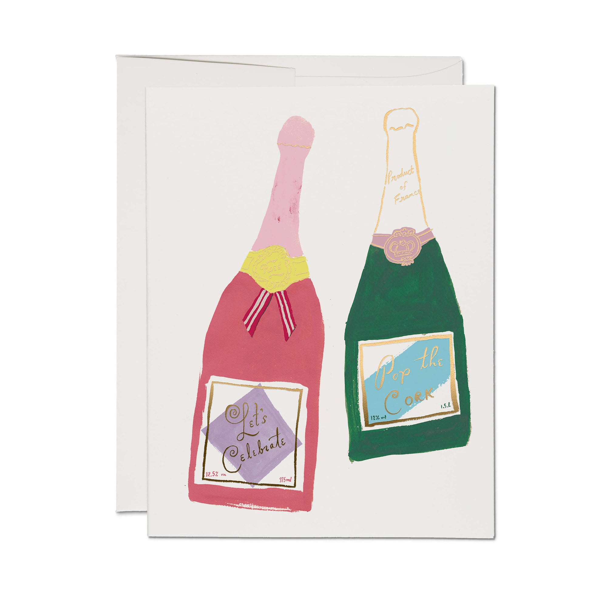Champagne Congratulations Greeting Card