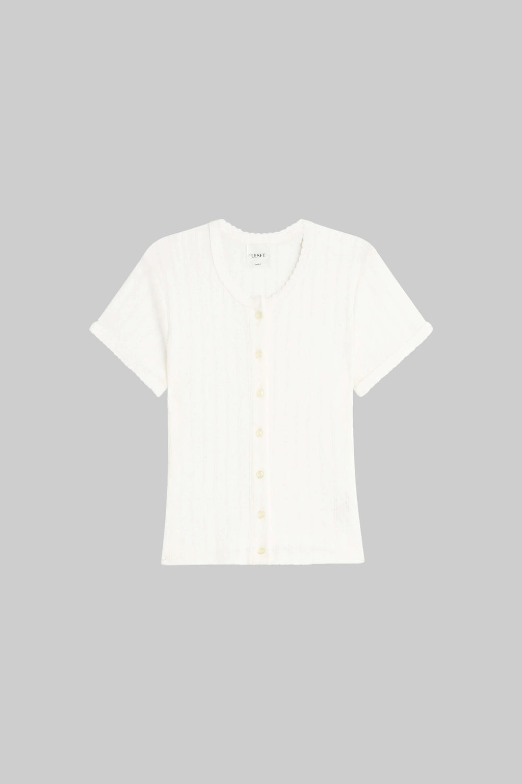 Pointelle S/S Cardigan