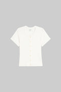 Pointelle S/S Cardigan