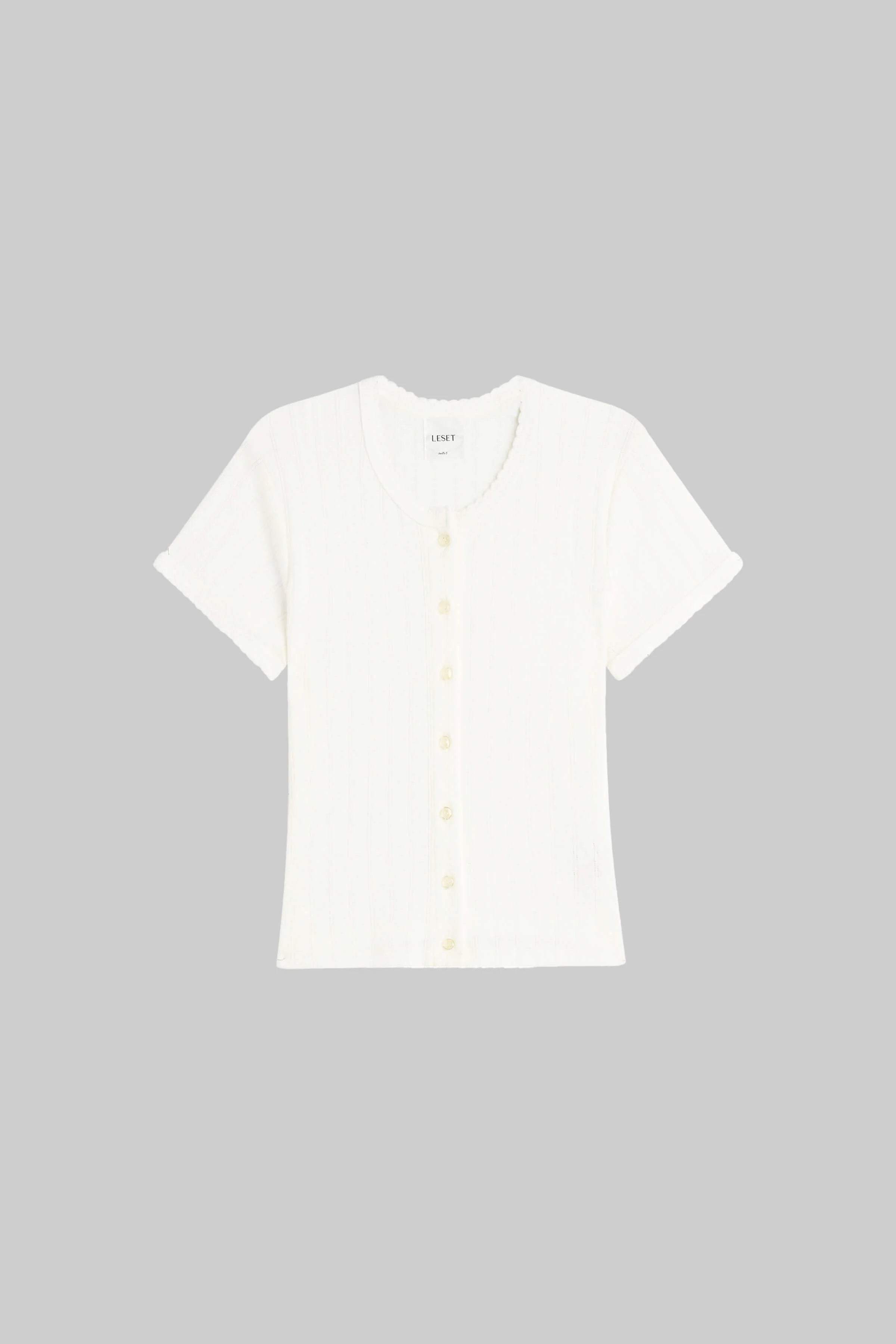 Pointelle S/S Cardigan