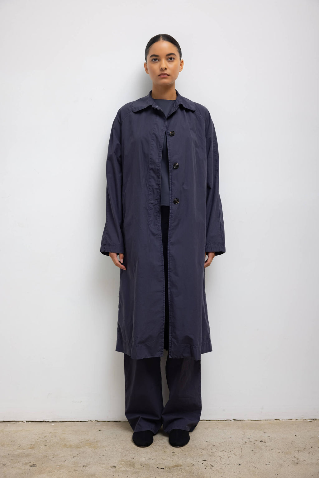 Kyoto Lightweight Coat Nuit