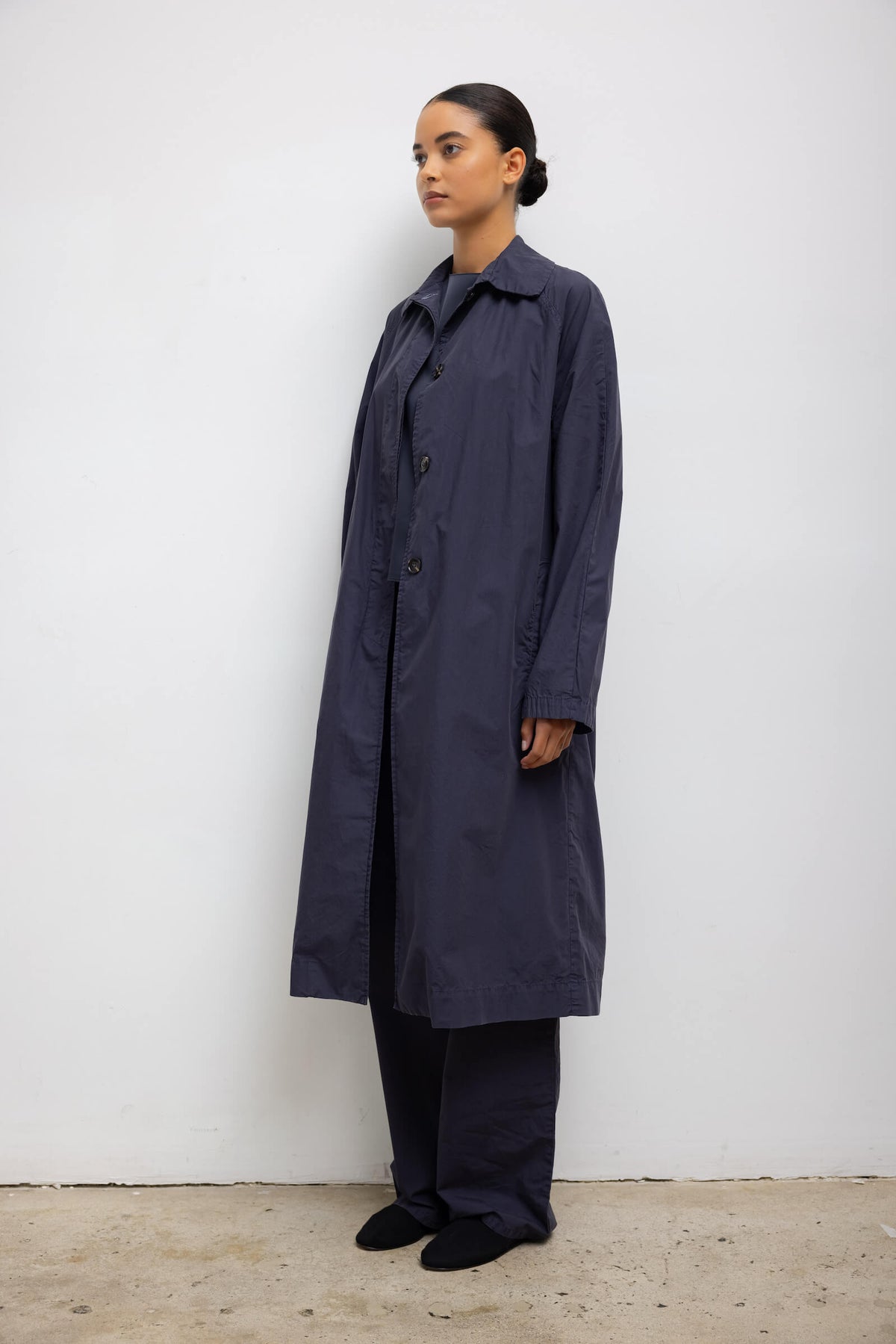 Kyoto Lightweight Coat Nuit