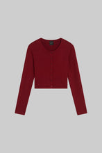 Load image into Gallery viewer, Lauren Crop Cardigan II - Pinot

