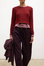 Load image into Gallery viewer, Lauren Crop Cardigan II - Pinot
