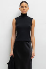 Load image into Gallery viewer, Lauren Sleeveless Turtleneck - Black
