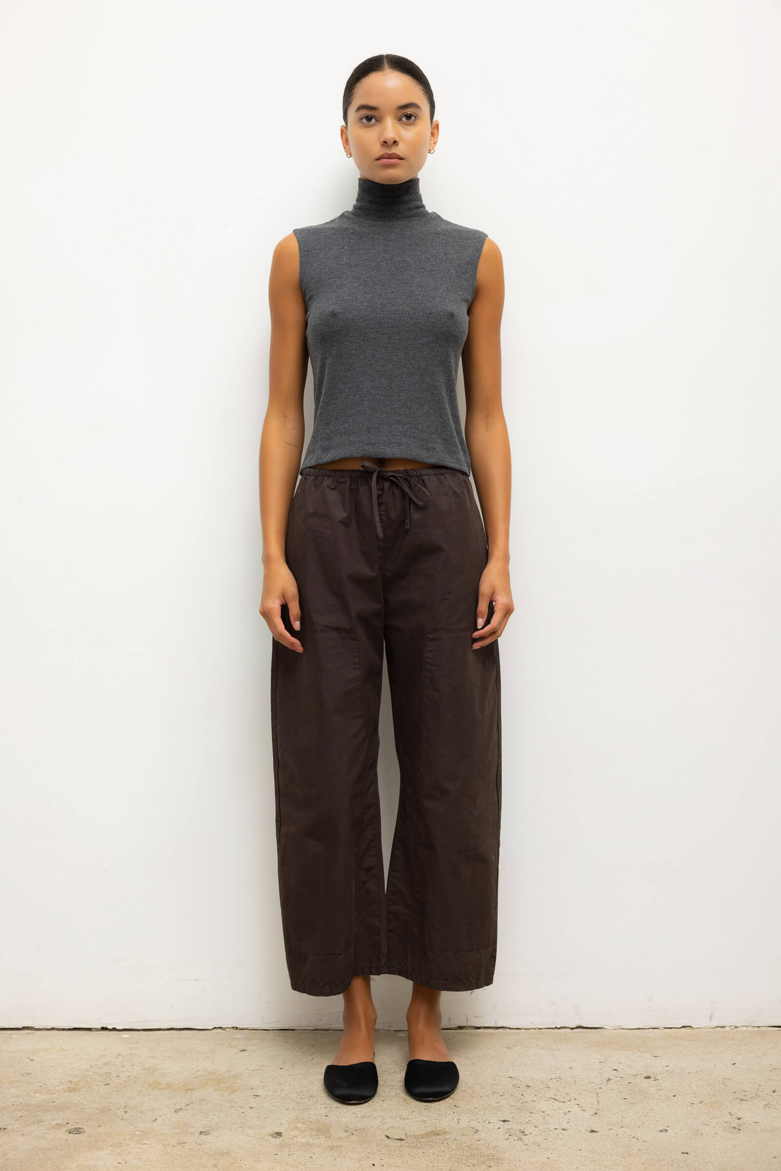 Kyoto Drawstring Pant in Juniper