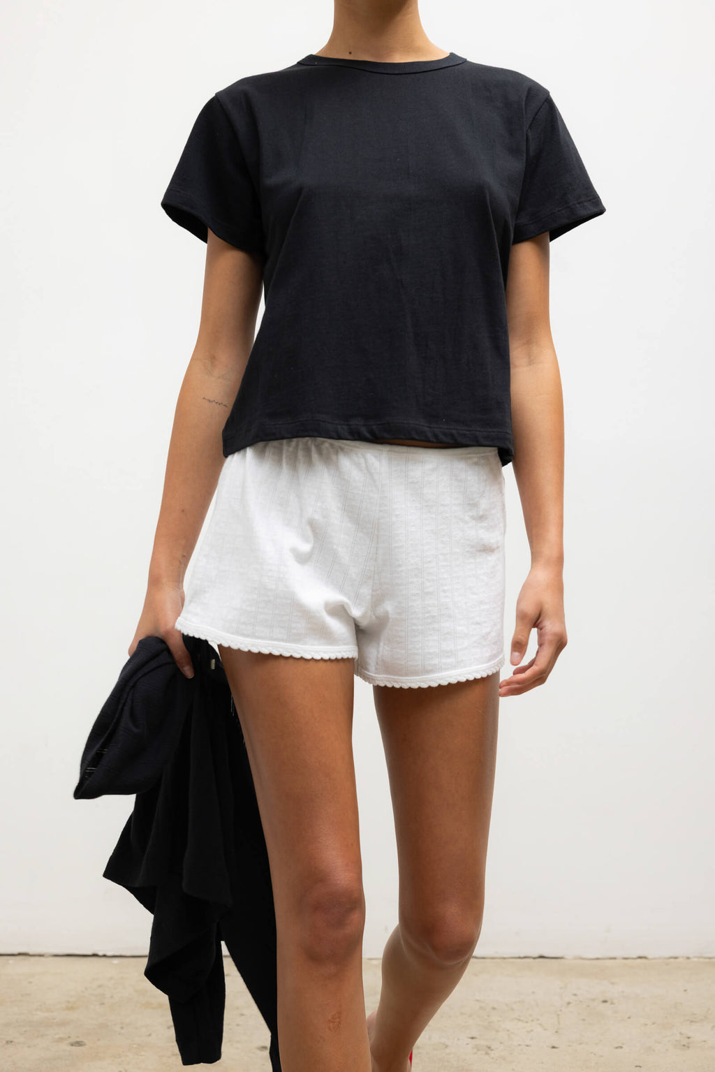 Pointelle Mini Short