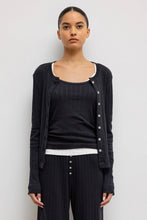 Load image into Gallery viewer, Pointelle Classic Crew Cardigan
