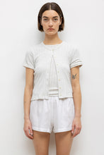 Load image into Gallery viewer, Pointelle Cardigan Grey
