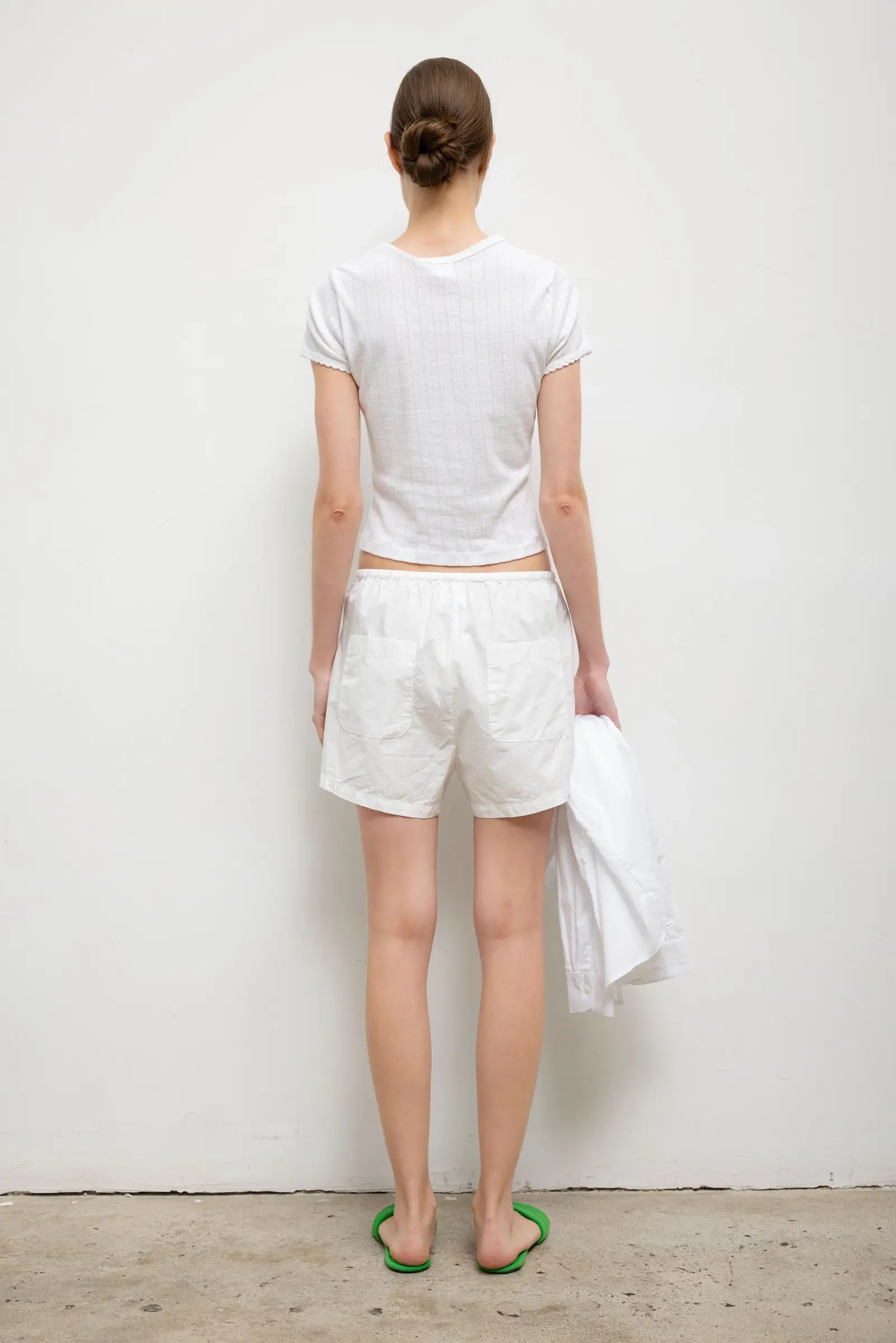 Pointelle S/S Cardigan
