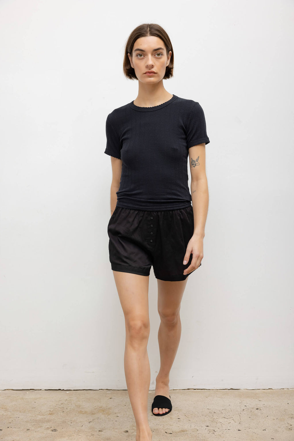 Pointelle Slim Fit Tee