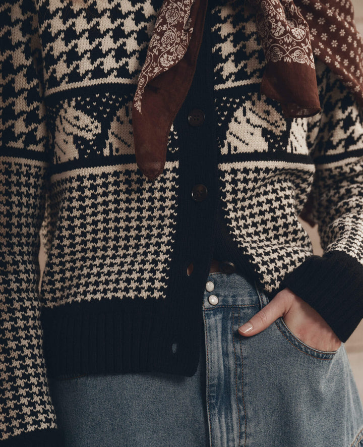 Pony Cardigan Black