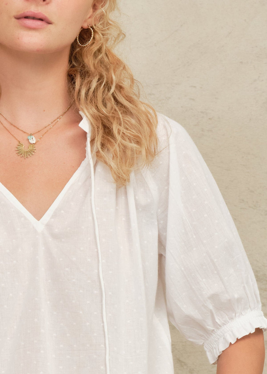 Lotta S/S Top White