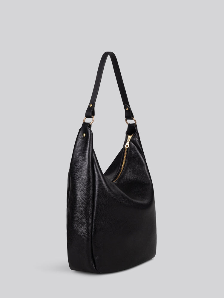 Lech Slouchy Bag Grainy Black