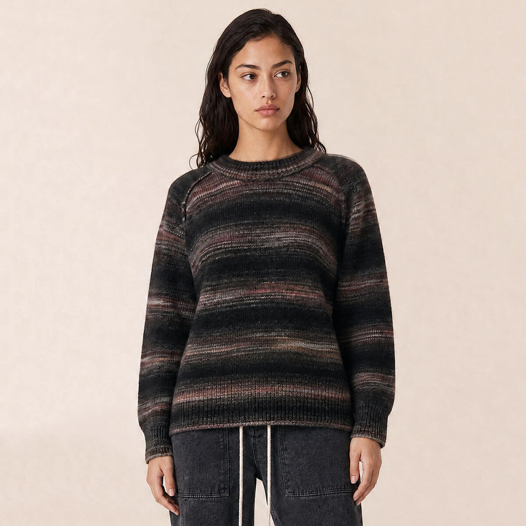 Malte Stripe Crew Neck Sweater
