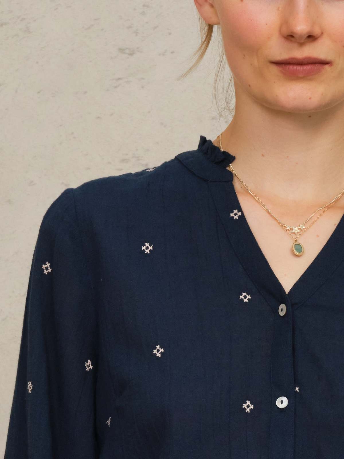 Lucca Emb L/S Top