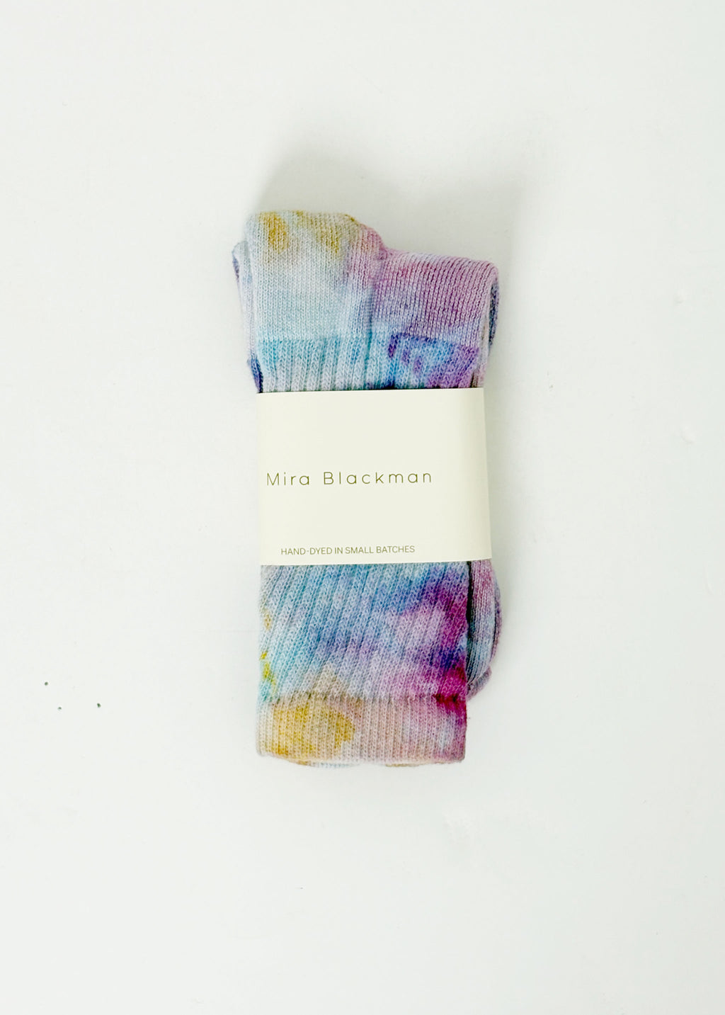 Hand Dyed Organic Crew Socks