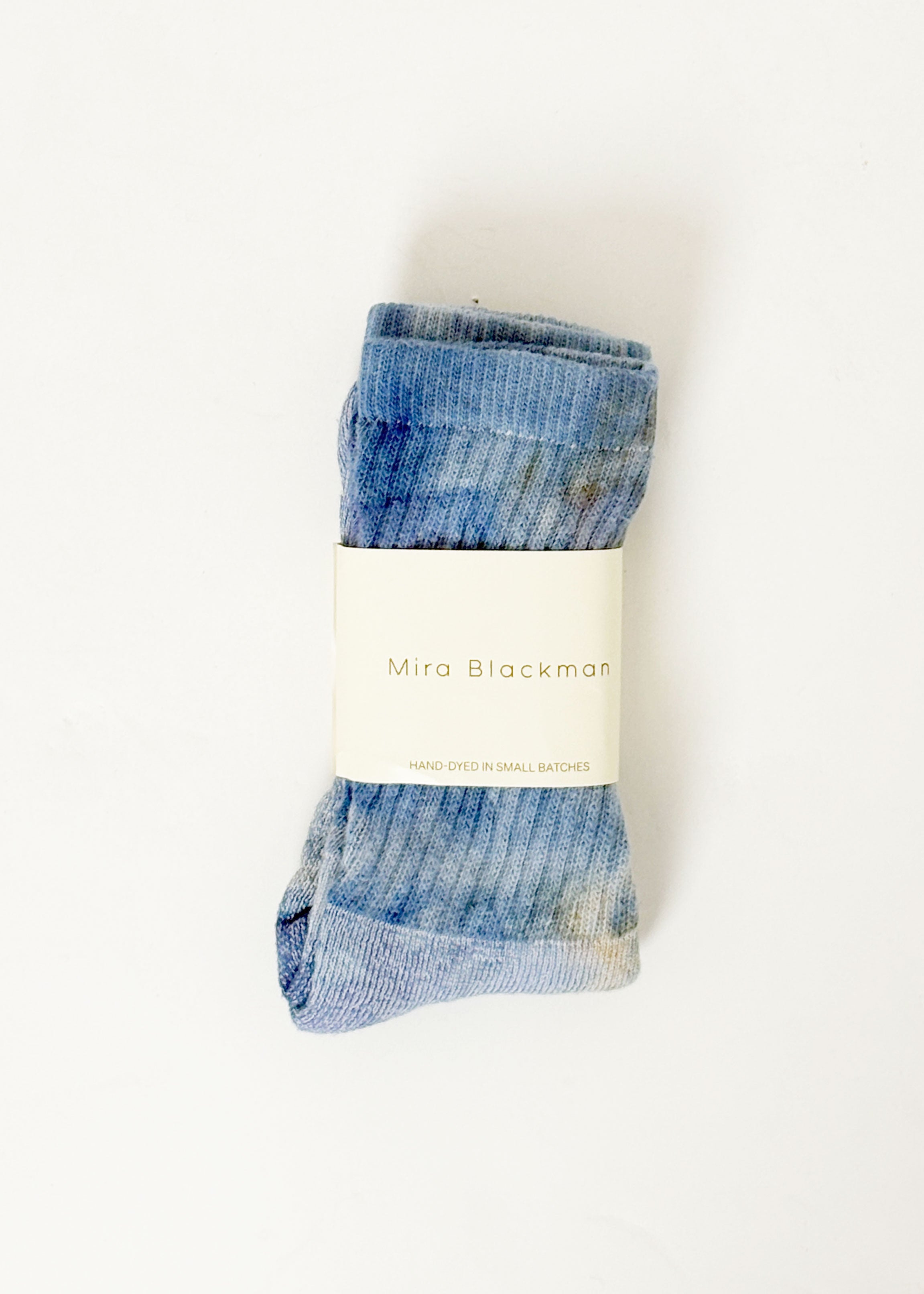 Hand Dyed Organic Crew Socks