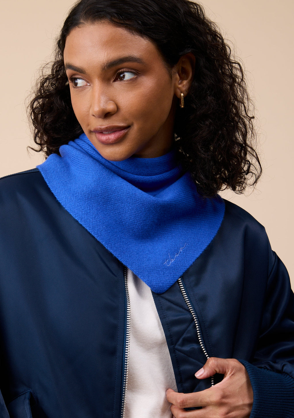 Merino Wool Triangle Scarf