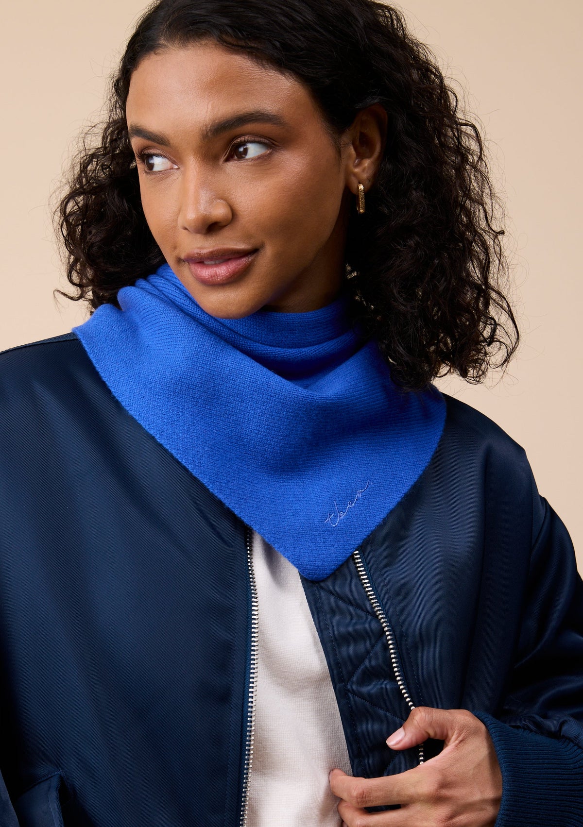 Merino Wool Triangle Scarf