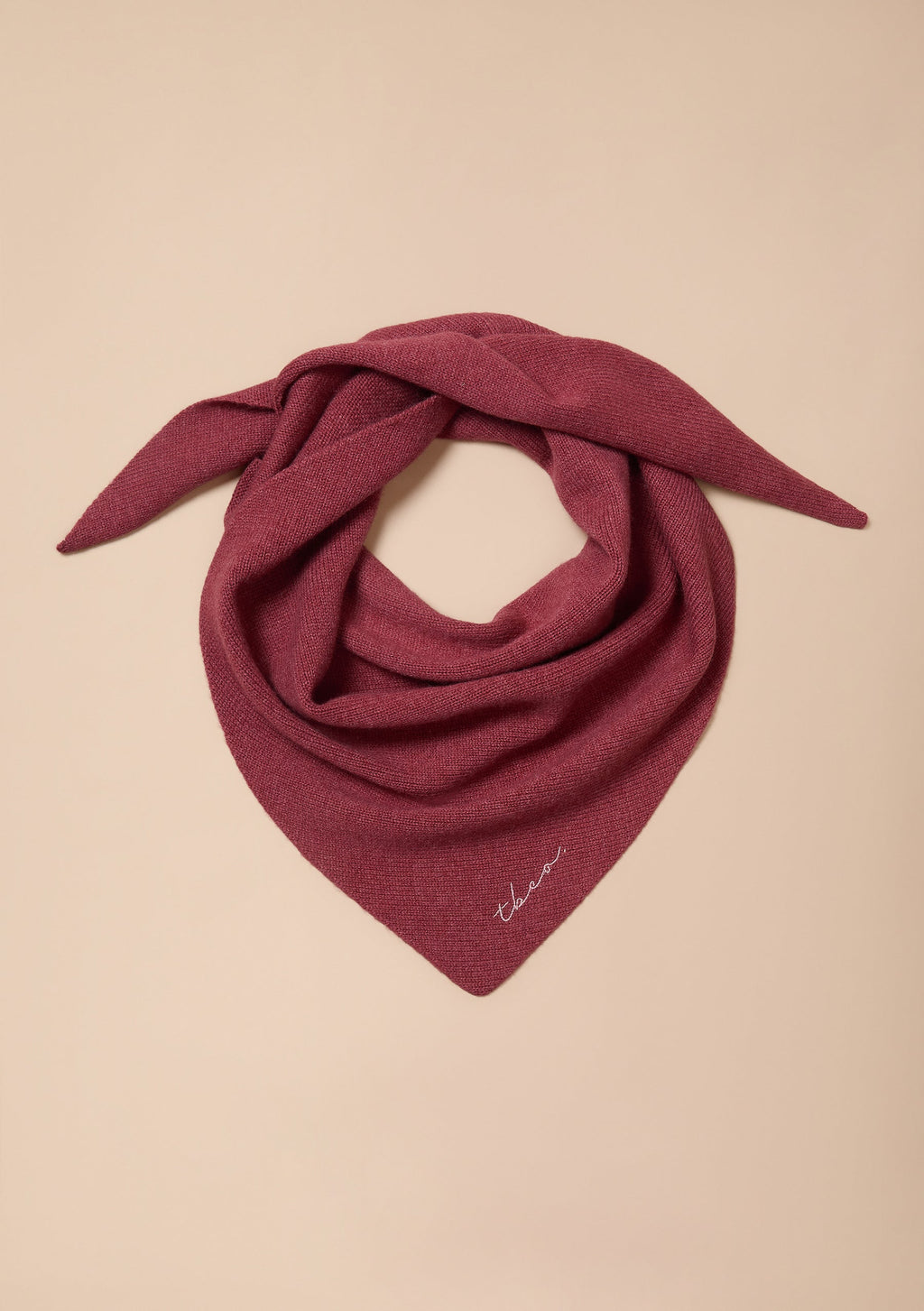 Merino Wool Triangle Scarf