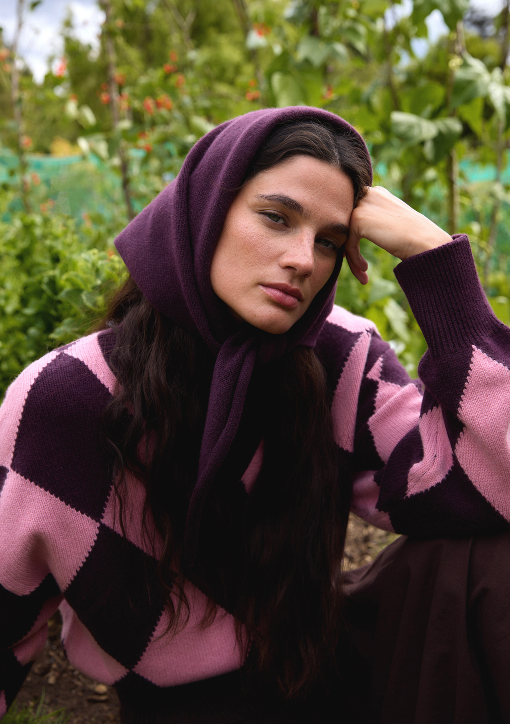 Merino Wool Triangle Scarf