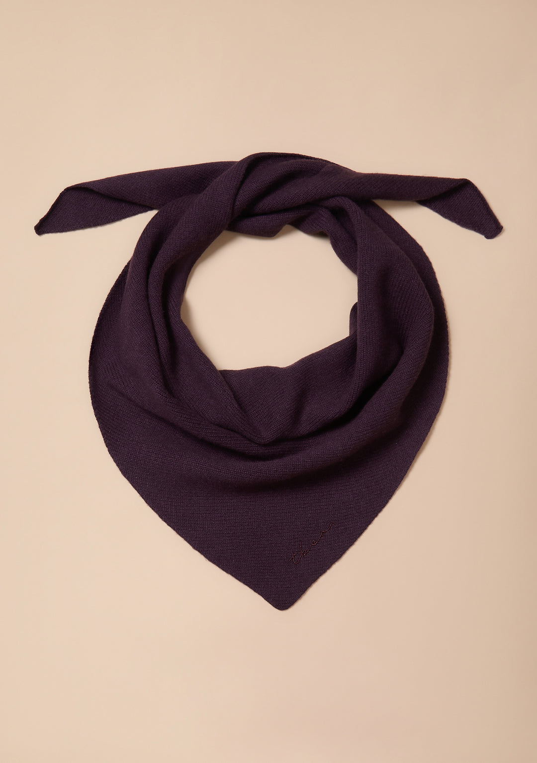 Merino Wool Triangle Scarf