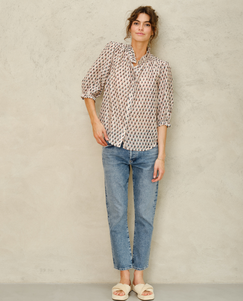 Devi Print Blouse