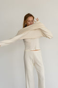 Pointelle Crop Pant