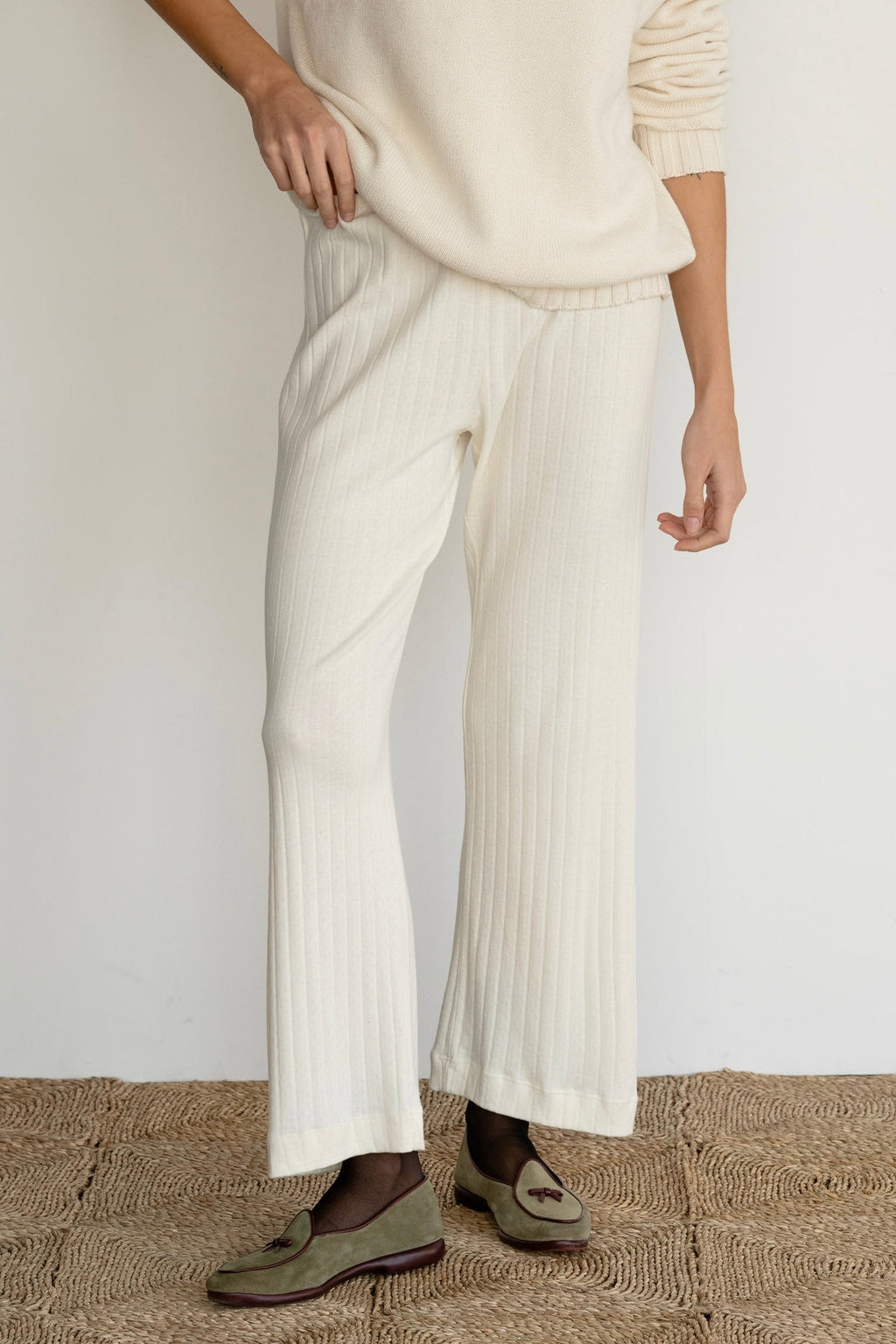 Pointelle Crop Pant