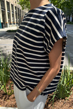 Load image into Gallery viewer, Manon Tee - White Stripe

