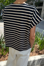 Load image into Gallery viewer, Manon Tee - White Stripe
