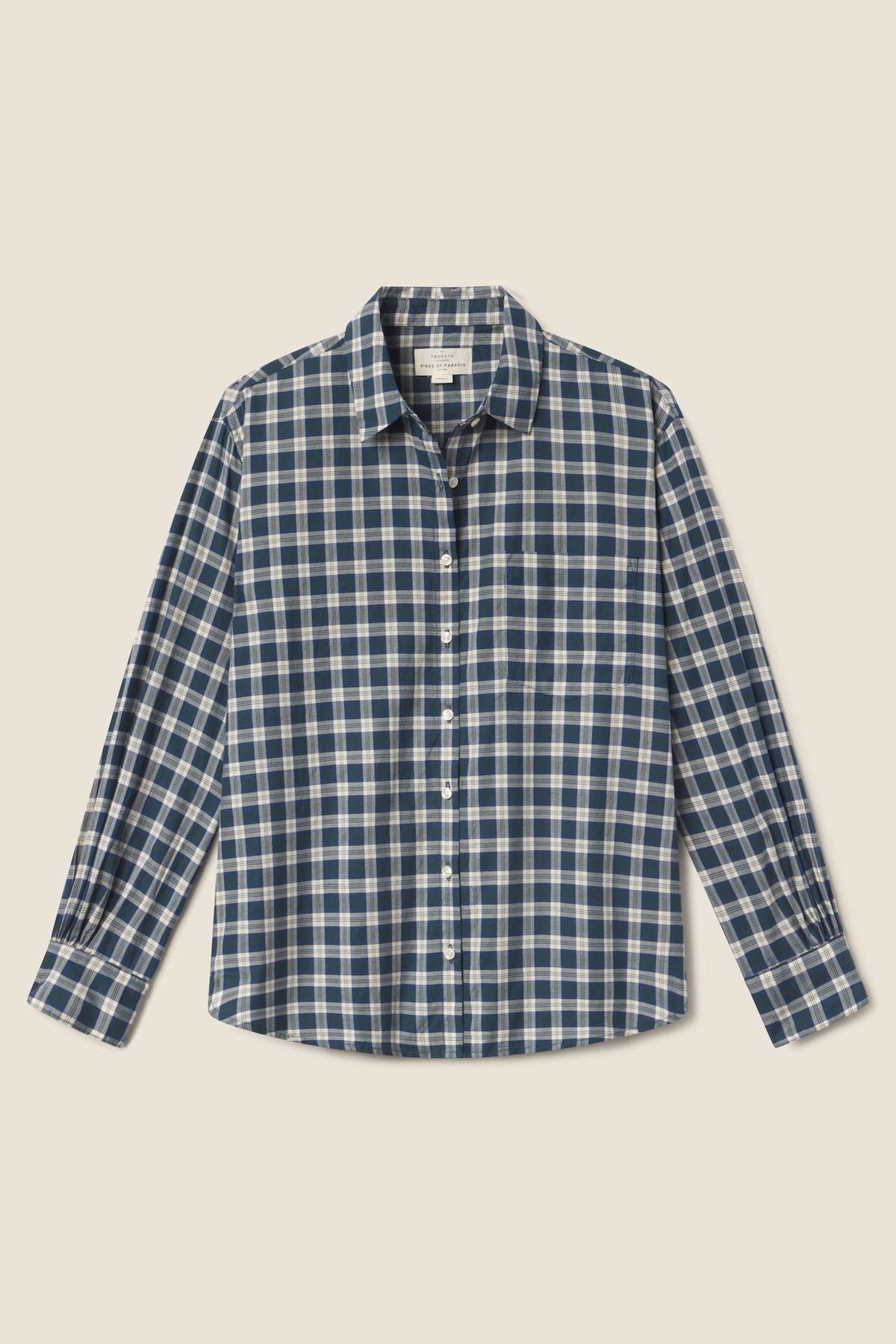 Blake Oversized Shirt - Maritime Plaid