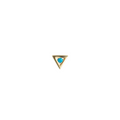 14ct YG Astra Az Turquoise Stud