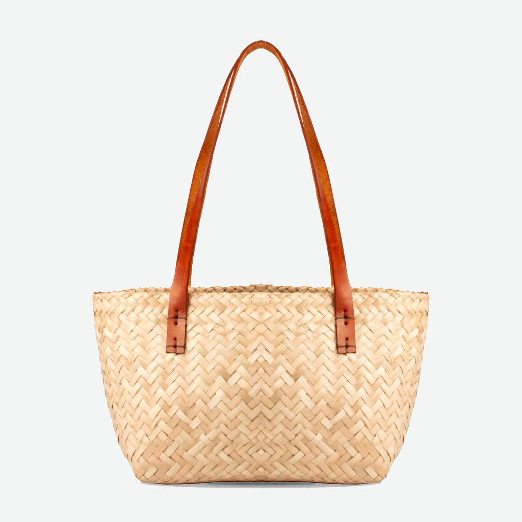 Mia Palm Tote - Natural