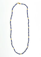 Gold Vermeil and Lapis Beads Necklace