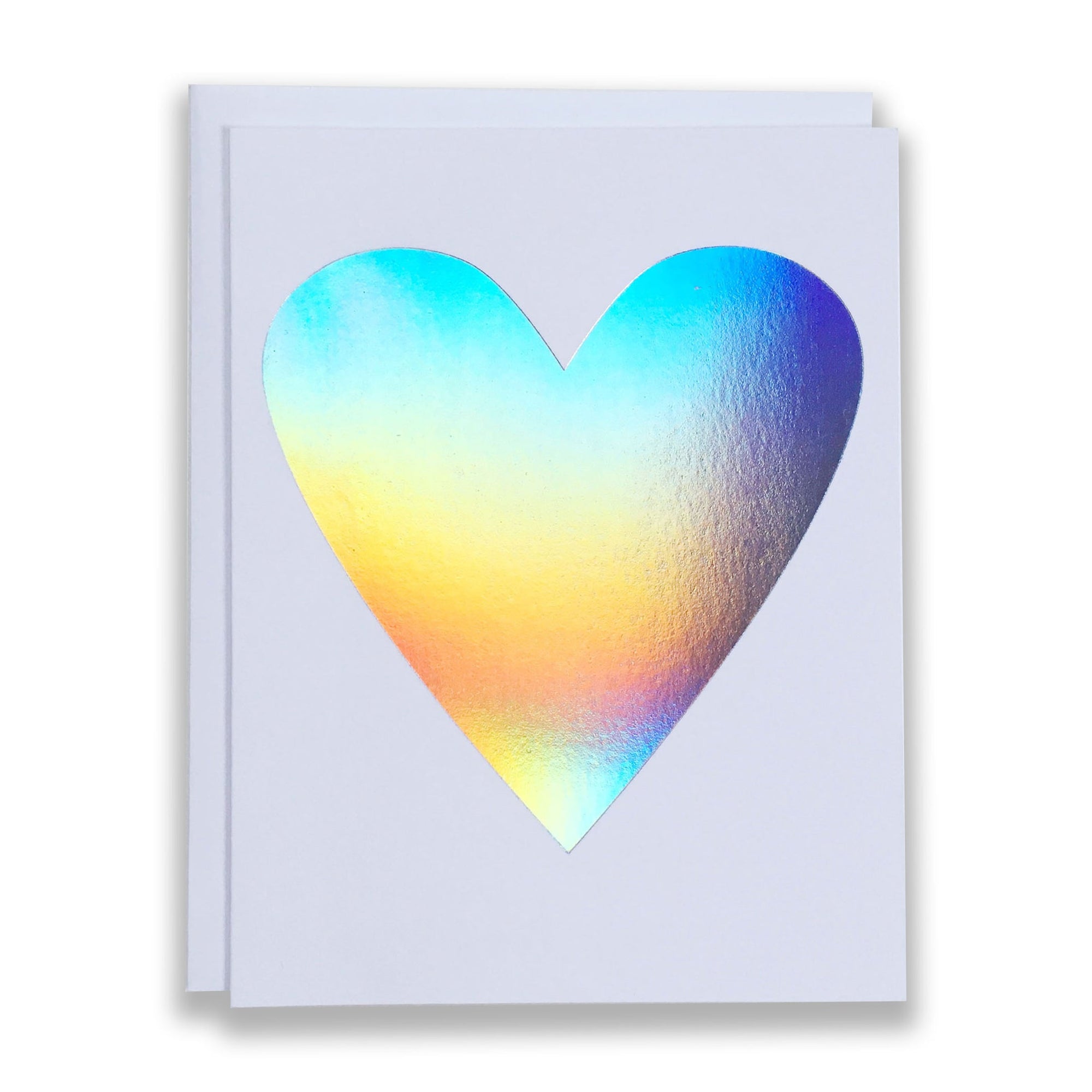 Hologram Heart Note Card