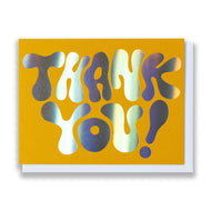 Hologram Thank You Card