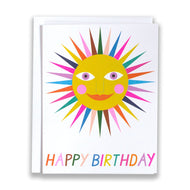 Happy Birthday Rainbow Sun Note