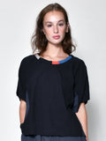 Padded Necklace Top -Multi