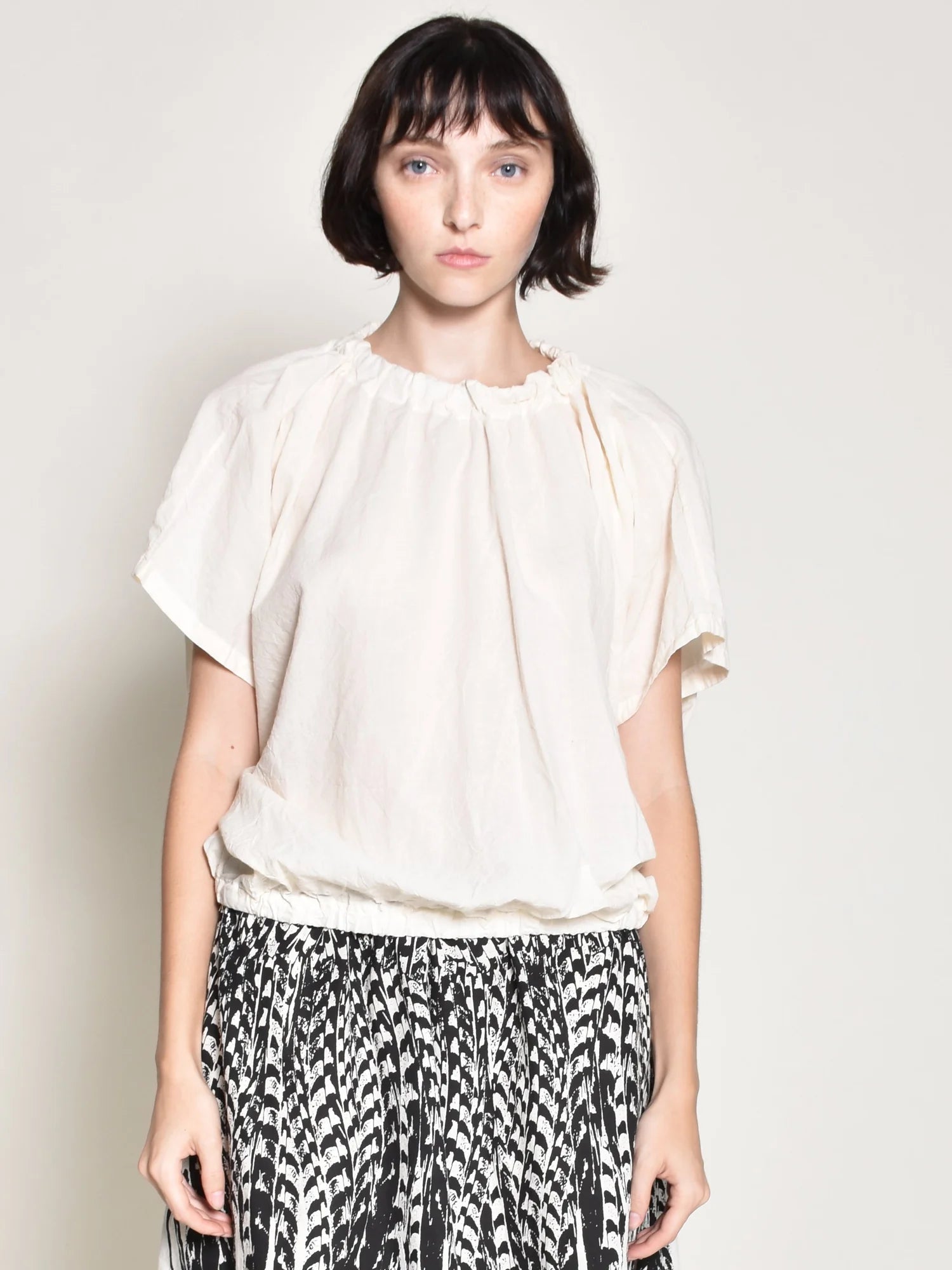 Nina Gauze Blouse Cream