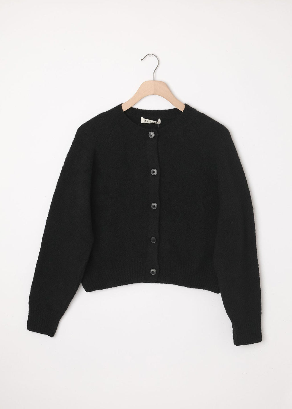 Nahele Wool Cardigan Black