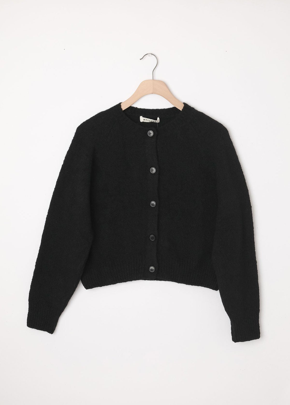 Nahele Wool Cardigan Black