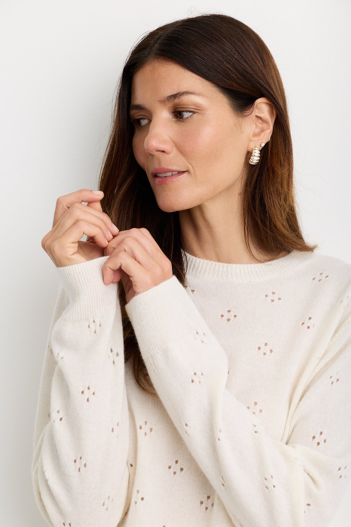 Georgie Crewneck Ivory